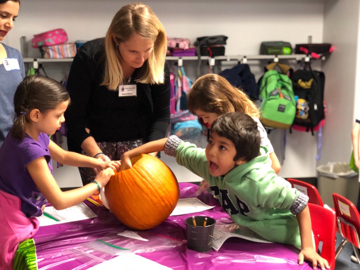 Strick1andSquad's tweet photo. Pumpkin Math was a blast! We enjoyed making estimations, measuring, counting seeds, and carving our pumpkins! A big thanks to all of our parent volunteers for their time and support. https://t.co/x8nEoZJQuO