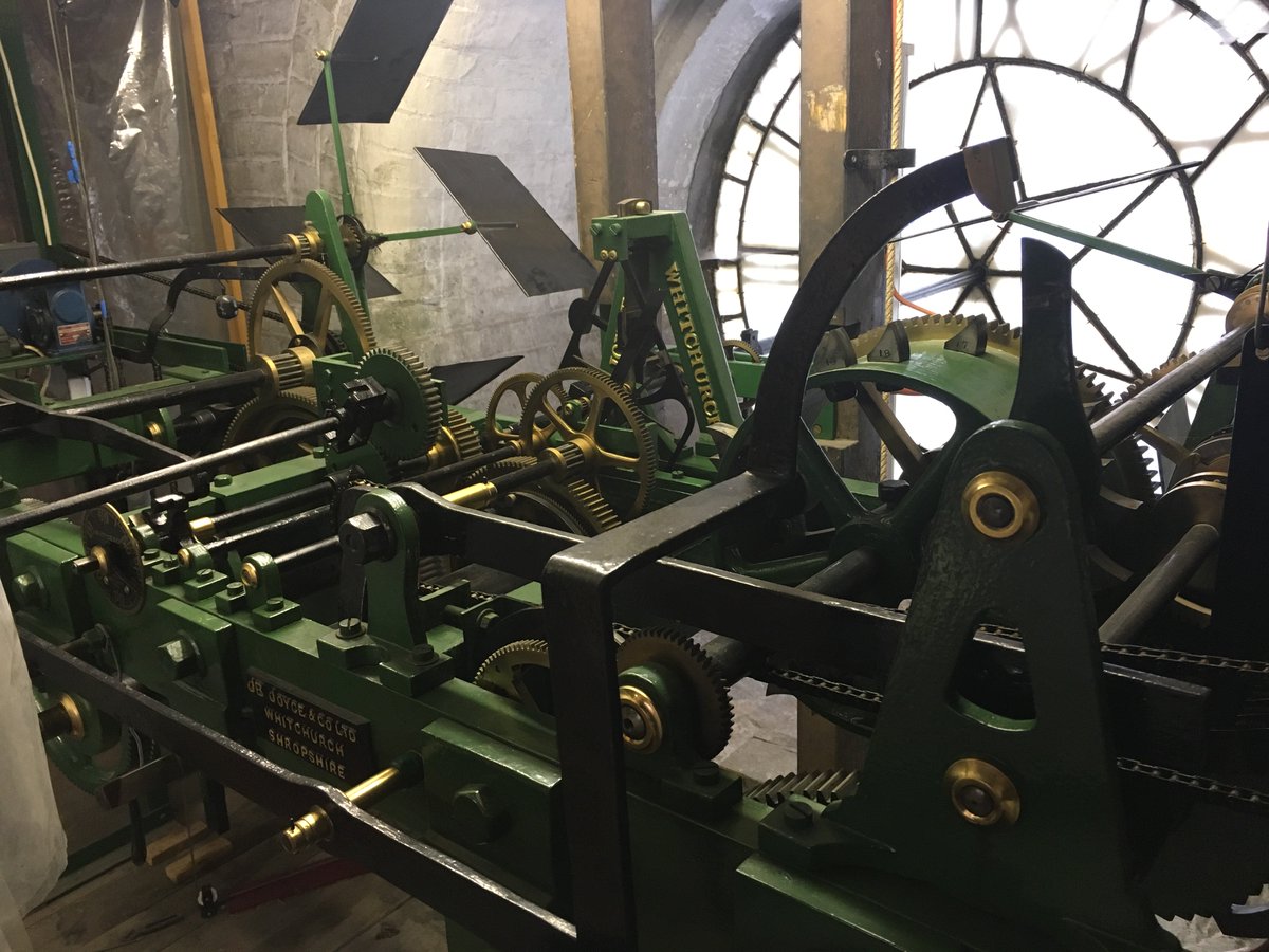 simbellsim's tweet image. Serious Clock Hardware by Joyce's of Whitchurch this morning, looks amazing #churchclock #jbjoyce