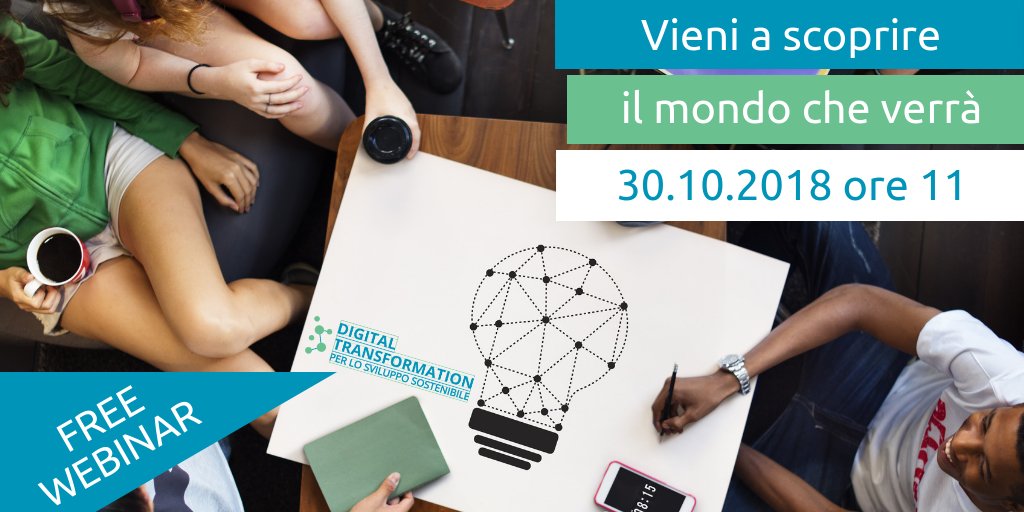 ongaccri's tweet photo. Vieni a scoprire il mondo che verrà!
Appuntamento online oggi alle 11, per partecipare iscriviti qui ➡ https://t.co/XOta8xO9DU.
#digitaltransformationsostenibile https://t.co/FFK5qvqYJW