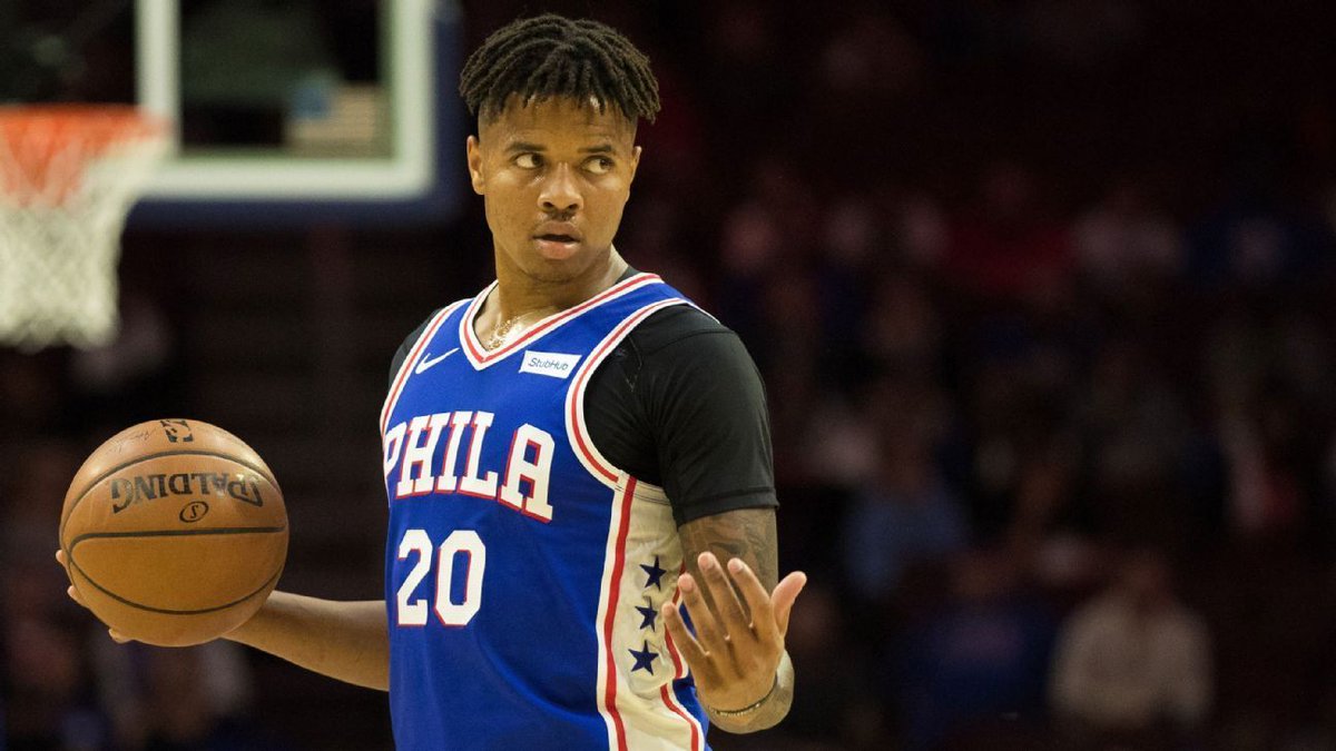 matt_odonnell's tweet photo. Sixers guard Markelle Fultz made the first three-pointer of his NBA career in a 127-108 victory over the Bulls. https://t.co/FzakCFMN5G https://t.co/Ke4KUHXvsq
