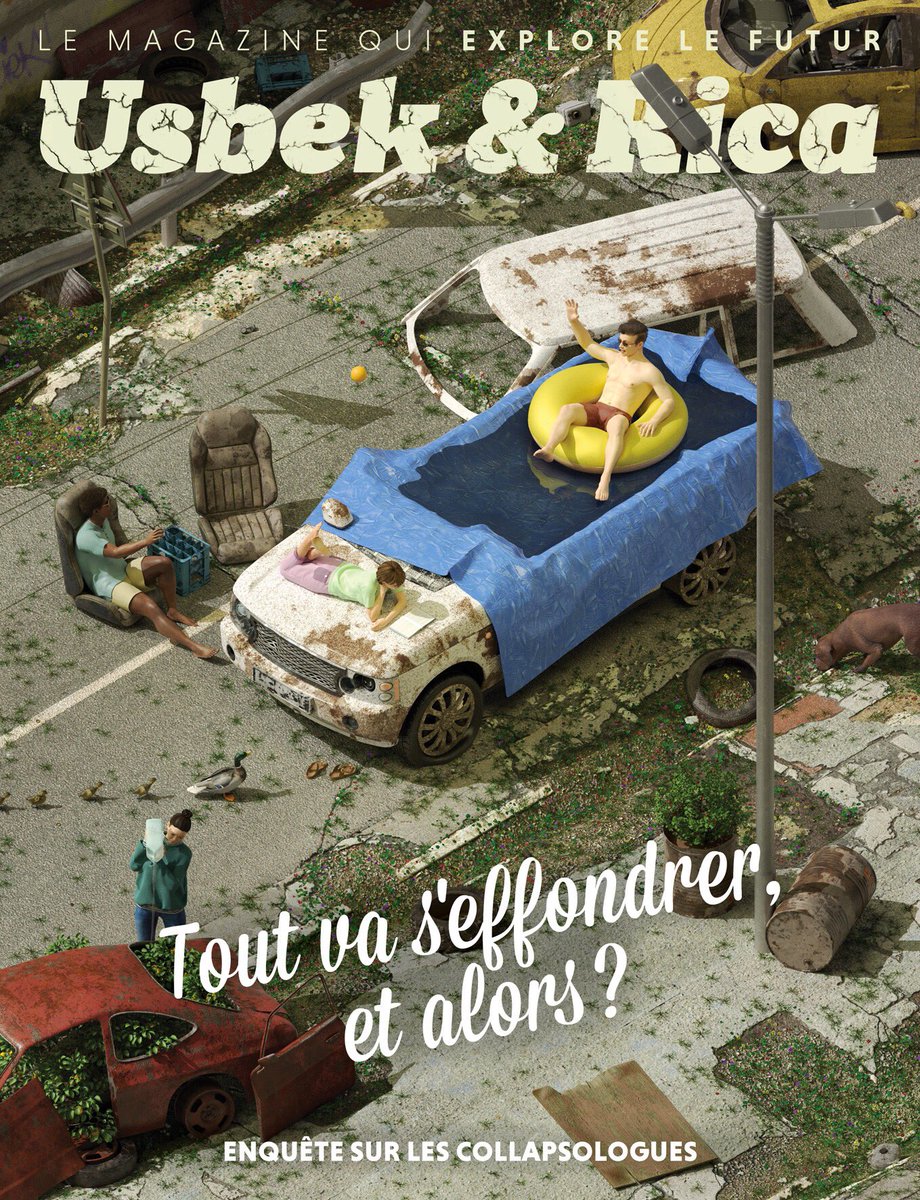 Jérôme Ruskin (@jeromeruskin) on Twitter photo 💥 NEW <a href="/USBEKetRICA/">Usbek & Rica</a> 💥 En kiosque aujourd’hui 💥Avec notamment une grande enquête intellectuelle sur la collapsologie, ce nouvel horizon du XXIe siècle (?) 💥 💥 NEW <a href="/USBEKetRICA/">Usbek & Rica</a> 💥 En kiosque aujourd’hui 💥Avec notamment une grande enquête intellectuelle sur la collapsologie, ce nouvel horizon du XXIe siècle (?) 💥