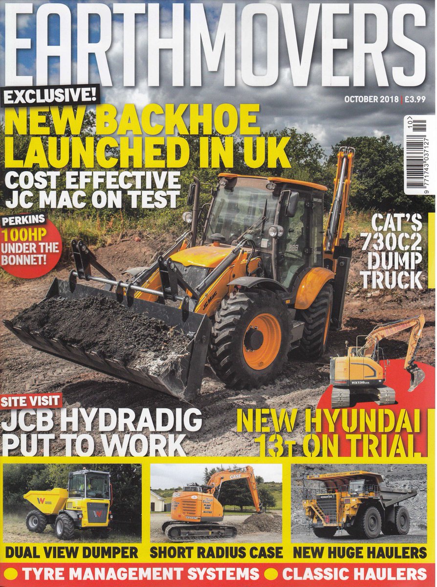 "NEW BACKHOE LAUNCHED IN UK" 

Read JCMac's 6 Page Earth Movers review here : jcmac.co/news