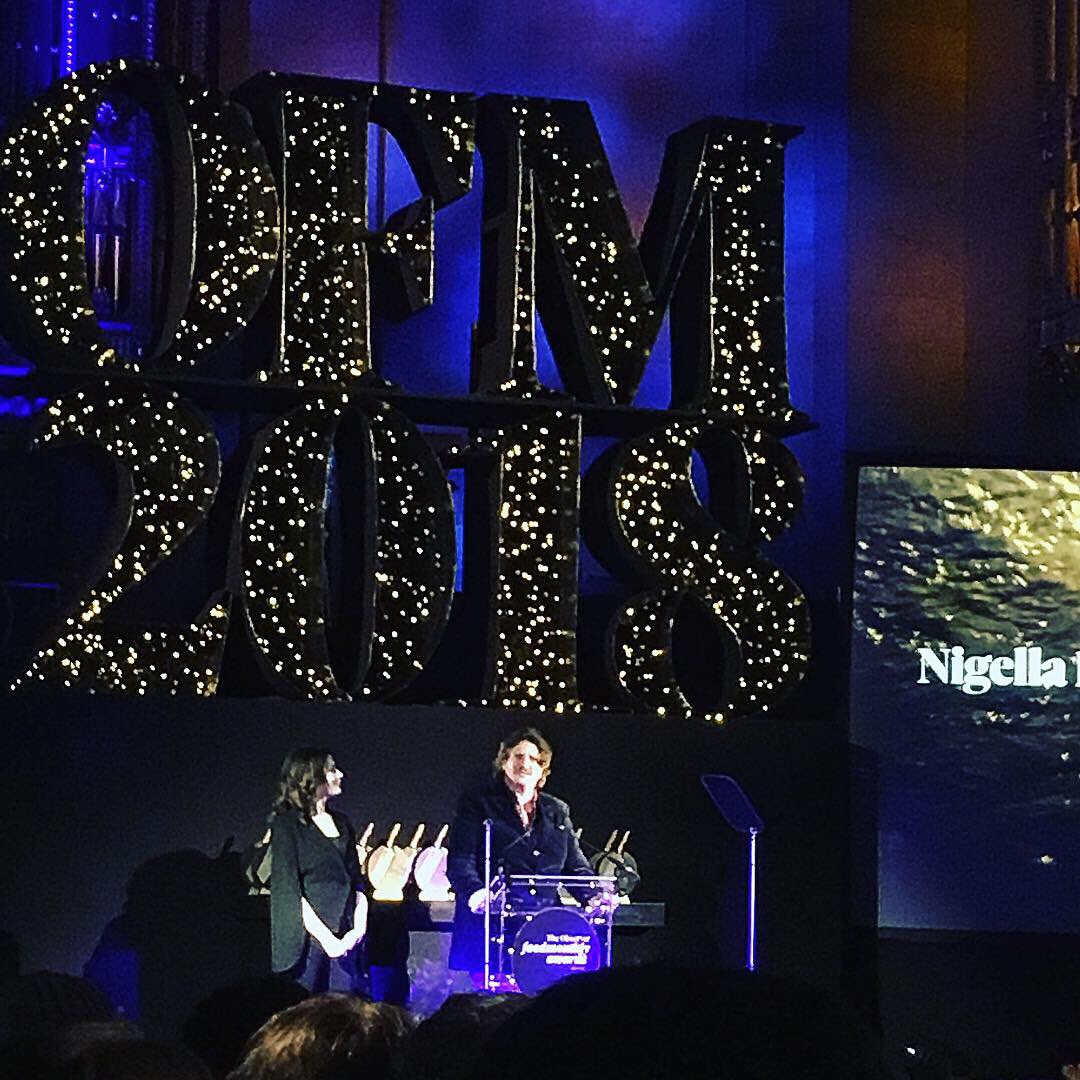 CuffComms's tweet photo. Another brilliant #ofmawards2018 -huge thank you @allanjenkins21,Gareth and @obsfood who clearly worked immensely hard to pull it off! Expertly presented by @jayrayner1 & @Nigella_Lawson as ever & well done to winners @cheftombrown @chrismcclurg #simonhopkinson among many others https://t.co/t6BcBsseCR