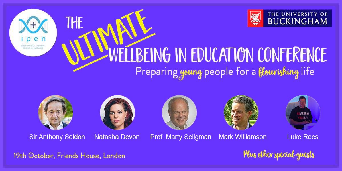 Excited to be speaking at the International Wellbeing in Education Conference this morning inspiring teachers and educators to believe in themselves to unlock the next generation of young peoples potential #IPENWellbeingEd