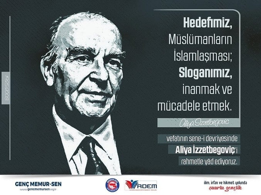 #Aliyaİzzetbegovic