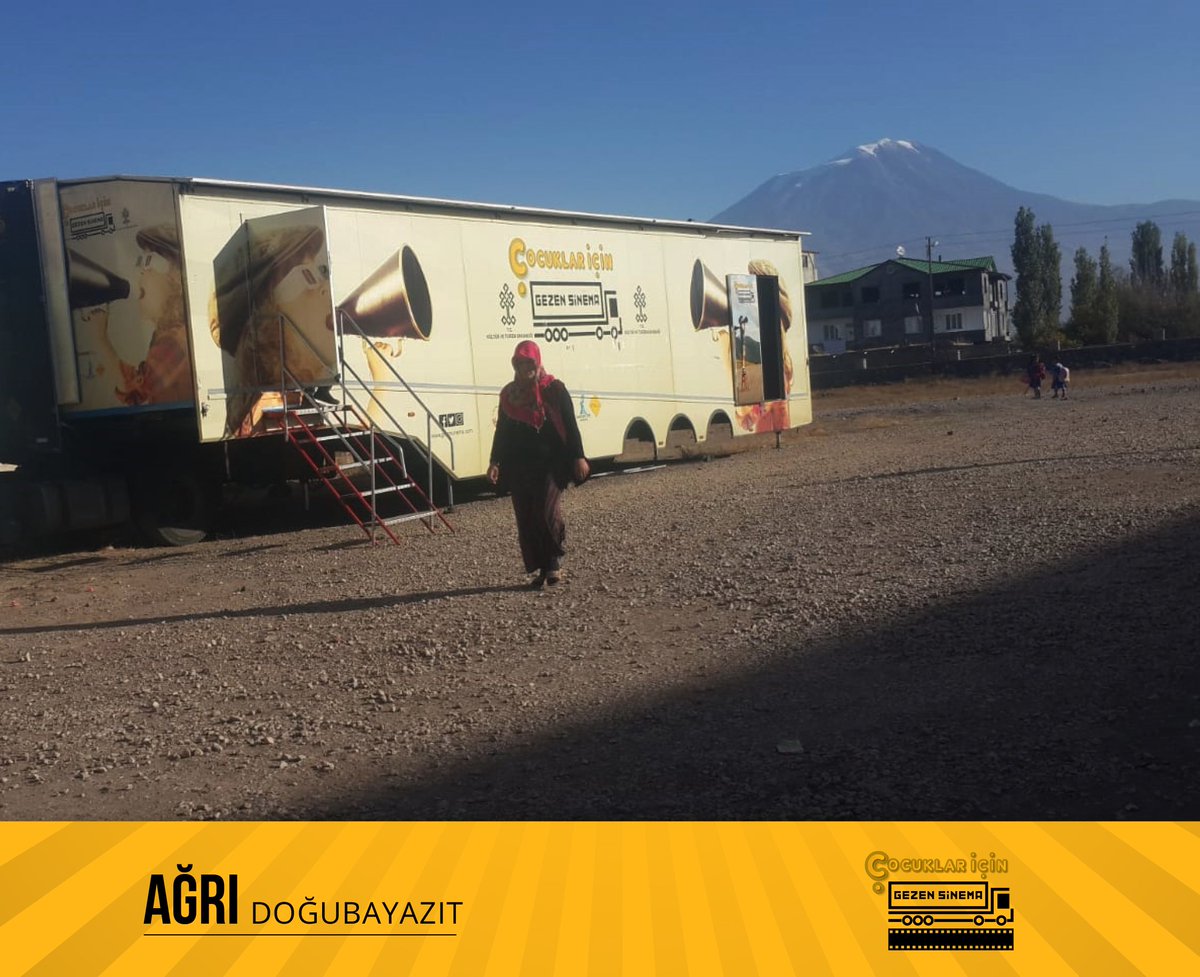 GezenSinema's tweet photo. Çocuklar İçin Gezen Sinema | AĞRI
19 Ekim > DOĞUBAYAZIT
#gezensinema https://t.co/snFIjTSkX4