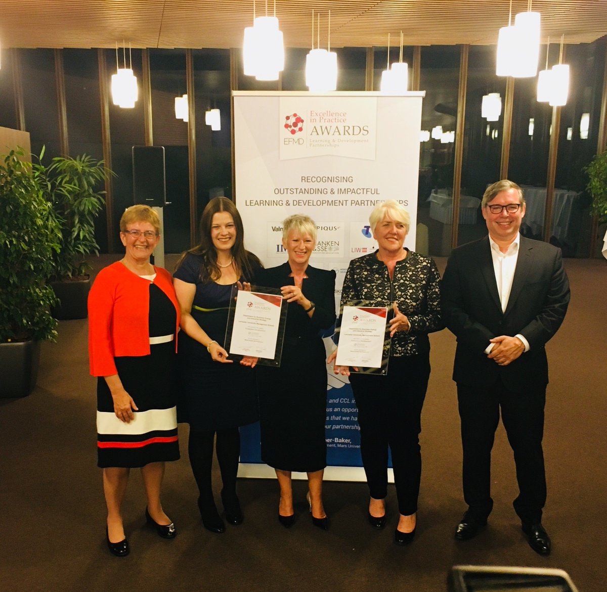 AmyGibbons14's tweet photo. Proud to receive the #EFMD Excellence in Practice Silver Award for Ecosystem Development, with @beisgovuk, on behalf of @LancasterManage @Wave2GrowthHubs team #LancasterLeads https://t.co/h6SnYhDgzv
