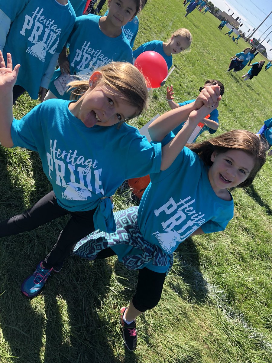 Great fun at the Heritage walk-a-Thon! Thank you so much to the PTO for organizing a great event!