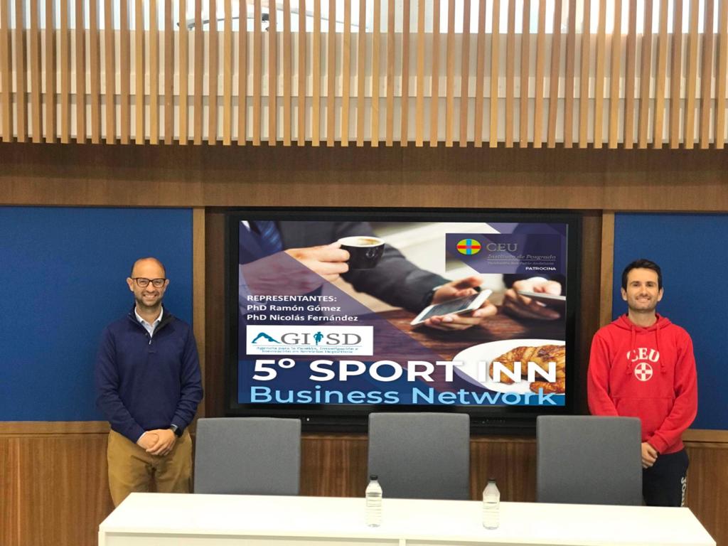 Los miembros de <a href="/agiisd/">AGIISD</a> @rgomez_chacon <a href="/nicocliment/">Nicolás Fernández</a> participaron en el 5 Sport Inn Business Network. Go <a href="/agiisd/">AGIISD</a>