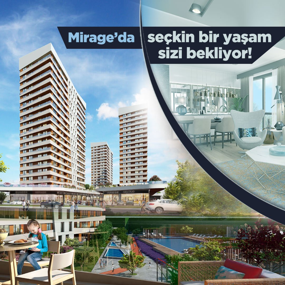 Bu hafta size Mirage Rezidans ve ayrıcalıklı özelliklerinden bahsedip ev satın alma sürecinizi bir keyfe dönüştürmenize yardımcı olmak istiyoruz.
bit.ly/twmirage