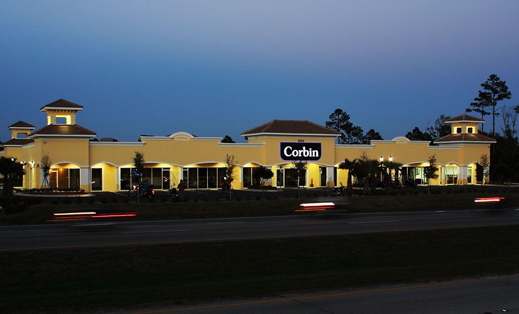 GriffinToolsJoe's tweet photo. Happy Friday Biketoberfest - It's the crack of dawn at Corbin Saddles in Ormond Beach.....we are ready for the day. Test rides, free installation, and rally discounts are on the menu today.  
#corbin #corbinsaddles #corbinseats #biketoberfest #daytonabeach
https://t.co/mQXralXY8h https://t.co/LcRHlJbFGR