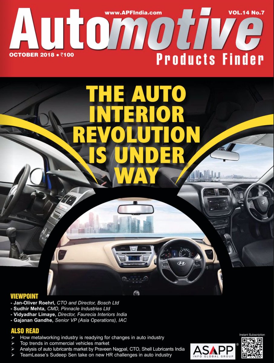 pinnacle_ind's tweet photo. In the news: Cover Story focusing on automotive interiors featuring Pinnacle Speciality Vehicles in Automotive Products Finder magazine's October 2018 issue
https://t.co/na8YvHSSs0
#AutomotiveProductsFinder #PinnacleVehicles #TravelInPSV #LuxuryTravel #PinnacleIndustries https://t.co/Ke3U8Ejx4Y