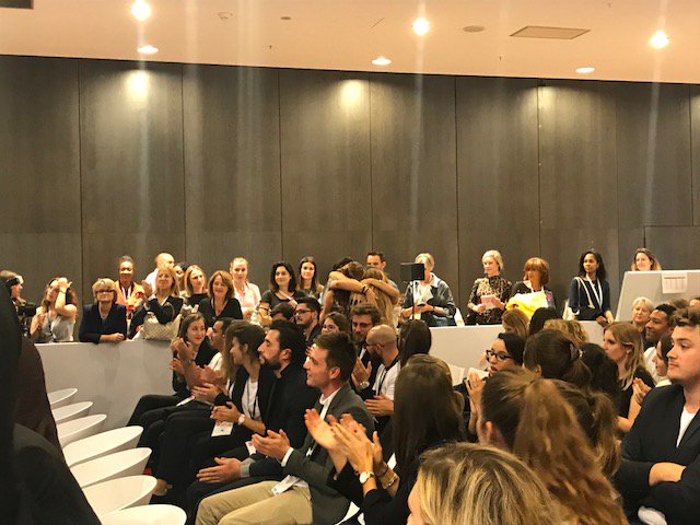 Cosmetic360's tweet photo. Creative & bold talents, the ardour of youth, the desire to revolutionize the cosmetics field: what a great challenge for the participants in the #HackathonMaker! And the winner is... the "JUNE" project, a customized & digital aromatherapy service! https://t.co/DH3lCaFi7W