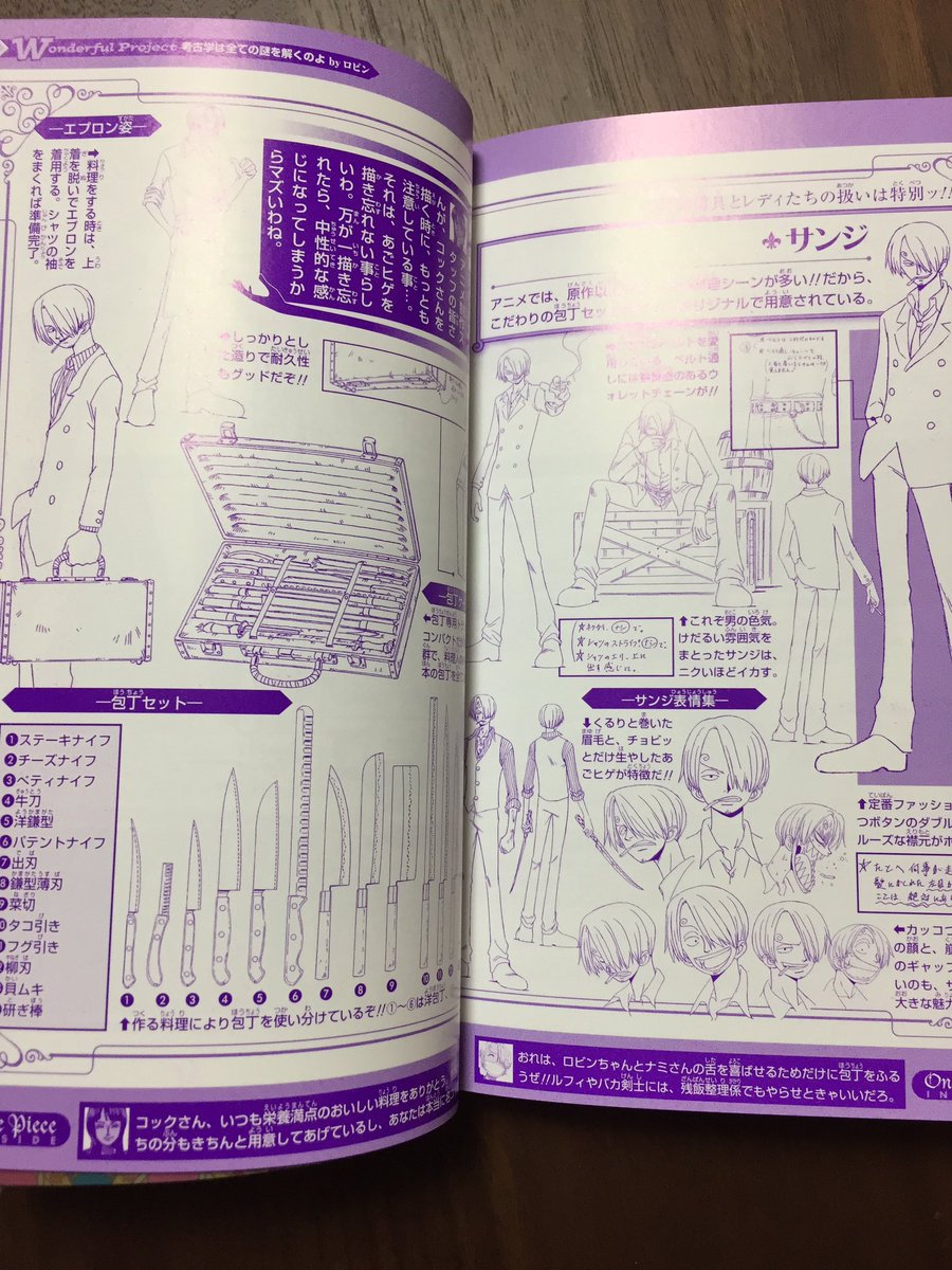 懐かしいの出てきたんだけどこれ一味が自分達で編集してる(設定)だから会話が全部可愛い…サンジ君自分で性別knightとか書いちゃうあたり可愛い 
