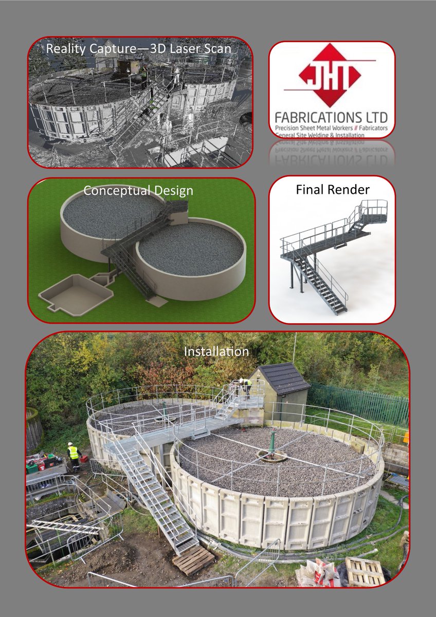 From 3D laser scan to fully installed Steelwork. JHT completes another successful project. Reality capture surveys help minimise on-site time and eliminate rework.