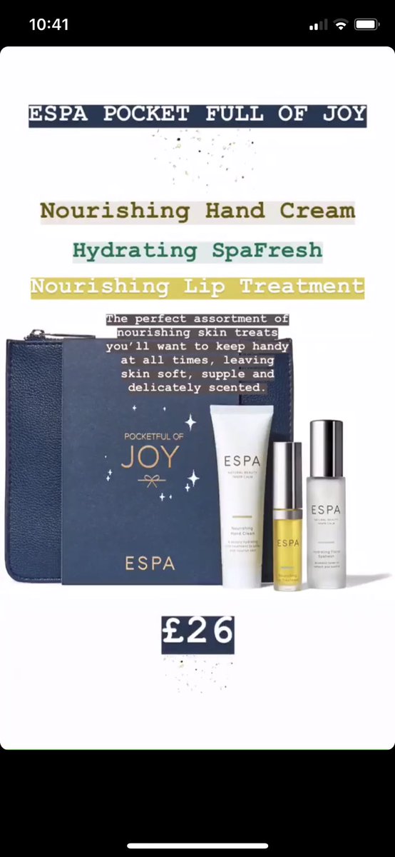 theuglysisters_'s tweet photo. OUR ESPA STOCKING FILLERS ✨ With these little treats your Christmas is promised to be luxurious. With the amazing festive candles fill your home with all things Christmas 🎅🏼 Visit TUS to explore the whole range and a whole new way of skin care ✨ https://t.co/Q2jbntTYBg