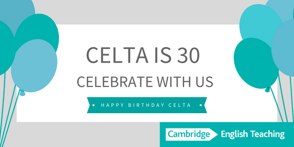 CambridgeEng's tweet photo. #CELTAis30 Our leading qualification for English teachers was established in 1988 and has gained respect with employers around the world because of its combination of theory, practical knowledge and hands-on teaching practice.
https://t.co/rAfiBzvQMx https://t.co/OZ7i7xfhy7