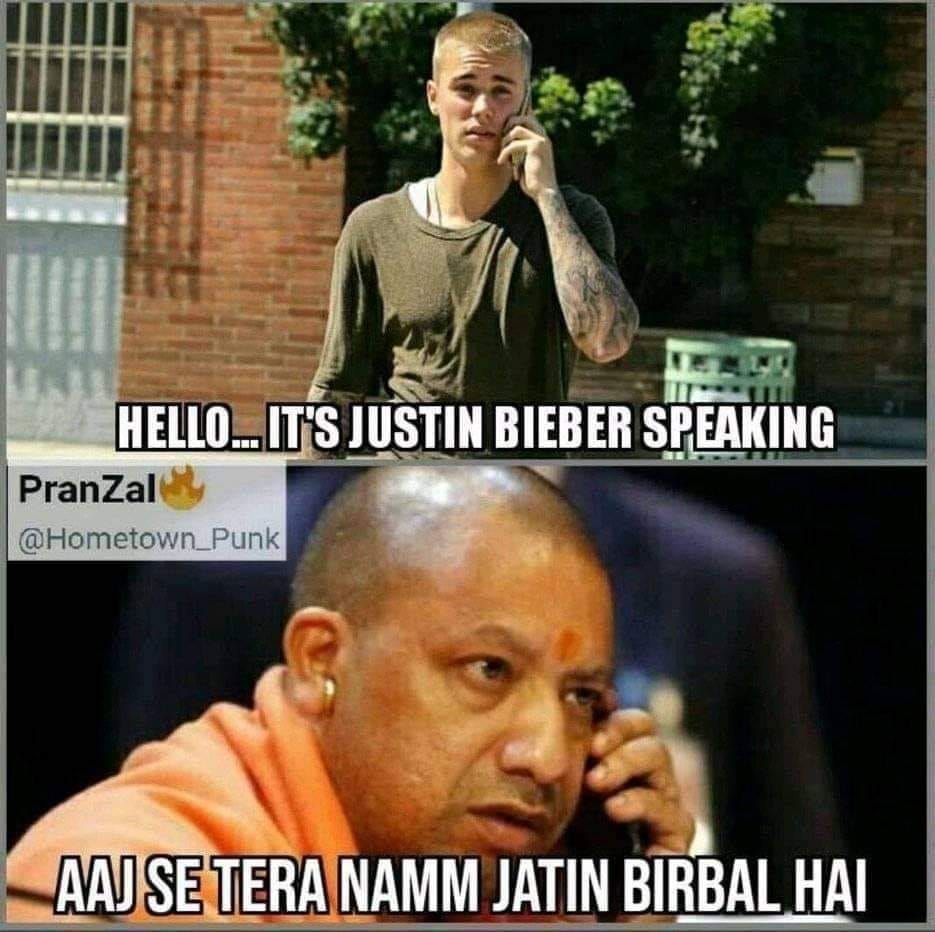 RanjanasinghINC's tweet photo. yogi's #Naam #Bdlo #Abhiyaan 😂 https://t.co/u8OtvYaDSe