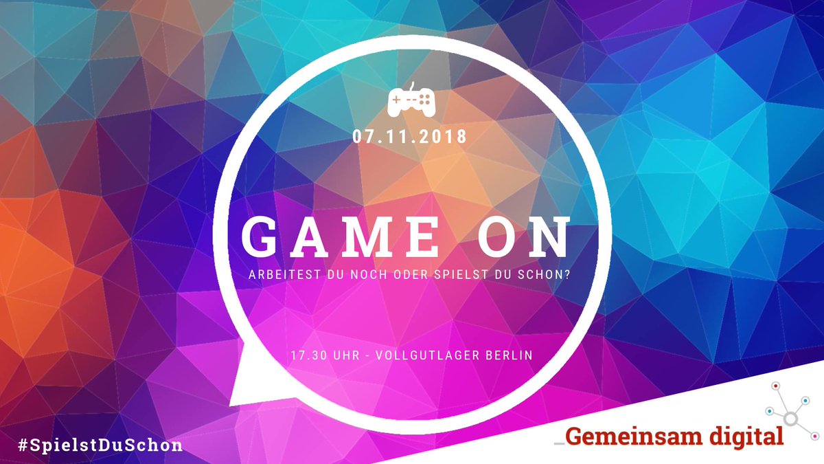 DigitalZBerlin's tweet photo. Mit #Datenschutz ist nicht zu spaßen, spielen ist aber erlaubt! Besuchen Sie unser großes #Gamification Event, wo Ihnen das Team von @IjsfonteinD spielerisch die neuen #DSGVO-Rechte und den sicheren Umgang mit #IT erklärt. #SpielstDuSchon

Anmeldung unter: https://t.co/RiefJezi8f https://t.co/YYHMIc5ITy