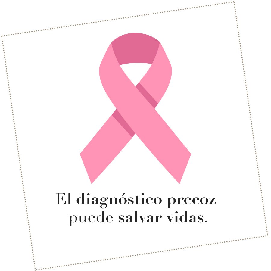 El diagnóstico precoz puede salvar vidas. 
#DíaMundialDelCáncerDeMama #SumateAlRosa
