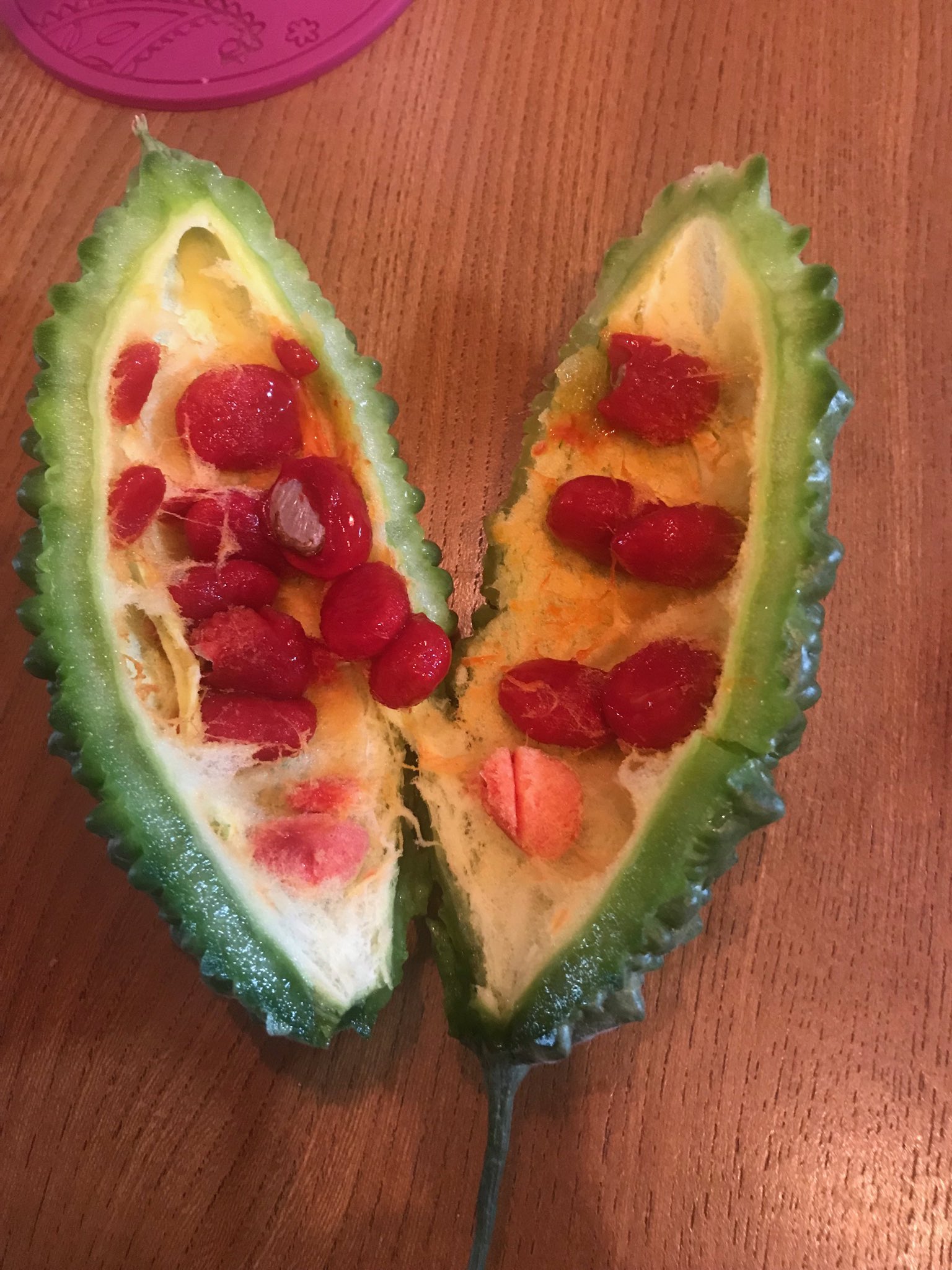 高橋久美子 今年はほんまにようゴーヤがなりました 最後のゴーヤ お疲れ様 たくさん食べさしてくれてありがとう 熟れたときにできる赤い種はレイシといって 甘くて美味しくて大好物です にしても このゴーヤは秋やからかむちゃくちゃ固いなあ 茹で 高橋久美子 今年はほんまにようゴーヤがなりました 最後のゴーヤ お疲れ様 たくさん食べさしてくれてありがとう 熟れたときにできる赤い種はレイシといって 甘くて美味しくて大好物です にしても このゴーヤは秋やからかむちゃくちゃ固いなあ 茹で