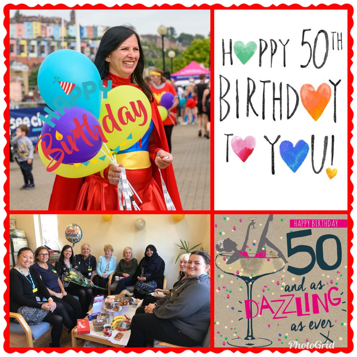 rachelafielding's tweet photo. The wonderful team in W&CH @NorthBristolNHS celebrating a very special birthday for a very special colleague Mel Charman AGM. Happy Birthday Mel πΎπ₯π xx #lookinggoodat50 #birthdaycelebrations #lsuperwoman https://t.co/1mRDPDvBjx