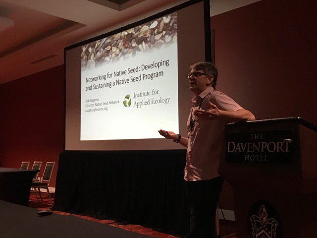 InfoInsr's tweet photo. Another great INSR session in the books. Thanks for all the speakers and SER Northwest Chapter for facilitating the discussion on making seed-based restoration better! #restoration2018 #spokane #restoringresilientcommunities @SER https://t.co/oYoAXTPQ2c