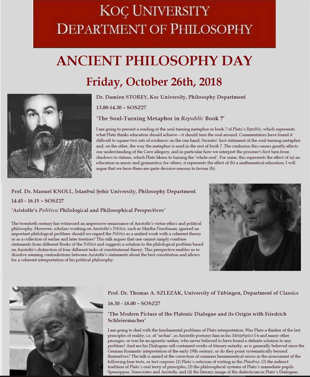 ŞEHİR Felsefe Bölümü (@sehirfelsefe) on Twitter photo 