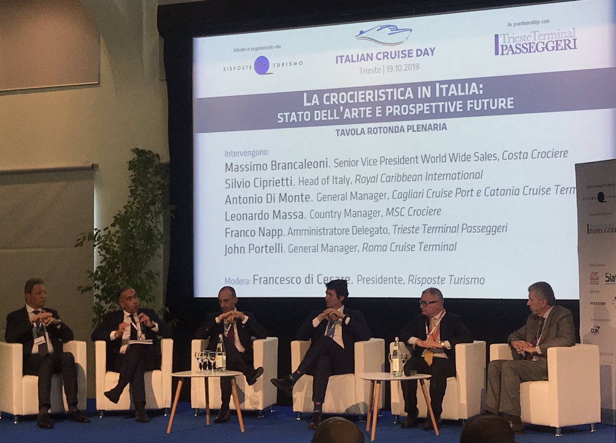 Italian Cruise Day (@italiancruised) on Twitter photo Prima volta ad #ItalianCruiseDay per Silvio Ciprietti, neo General Manager Italy per <a href="/RoyalCaribbean/">Royal Caribbean</a>: “stiamo lavorando su specifiche attività verso i Millennials alla loro prima crociera” Prima volta ad #ItalianCruiseDay per Silvio Ciprietti, neo General Manager Italy per <a href="/RoyalCaribbean/">Royal Caribbean</a>: “stiamo lavorando su specifiche attività verso i Millennials alla loro prima crociera”
