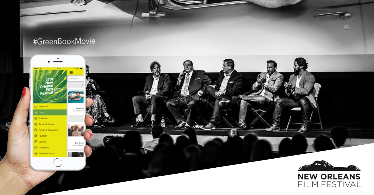 29th annual, Oscar-qualifying New Orleans Film Festival has begun. <a href="/greenbookmovie/">Green Book</a> has opened the festival. We're proud to support #NOFF2018 with our event app! <a href="/NOFS/">New Orleans Film Society</a>  #eventprofs #eventtech #Filmmaking #GreenBookMovie #filmfestivals