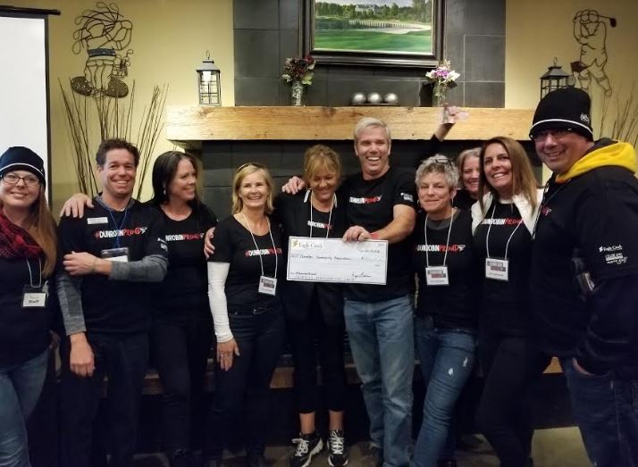Approx $40,000 was raised at last night's #DunrobinProud fundraising event hosted at <a href="/EagleCreek_Golf/">Eagle Creek Golf Club & Grill</a> in support of tornado relief efforts. Hugely successful event - thank you all that helped make this event a success. #Ward5Ott #ottnews