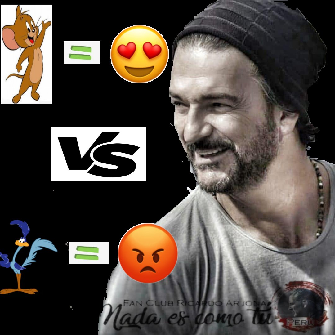 NadaEsComoTu_PE's tweet photo. #ViernesDeSabiasQué? 
Sabias que Ricardo Arjona tiene como dibujo animado favorito al ratón de Tom y Jerry y odia al correcaminos 😱😅😄 #NECTPerú 🇵🇪 #MetaMusic
 #CircoSoledadLaDespedida @Ricardo_Arjona @MetamorfosisMed @INFOMUNDOARJONA https://t.co/XnD38d8OJV