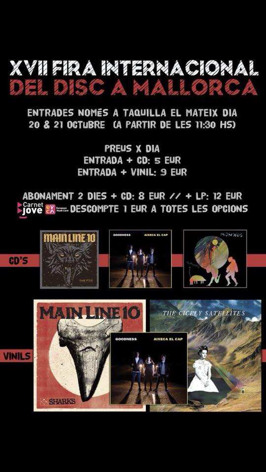 Youthing_es's tweet image. Este fin de semana llega la XVII edición de la firadeldisc.org con el retorno de los #VANCOUVERS tras 20 años alejados de los escenarios.

Éstos son los horarios de los conciertos de @MONXOSbanda #Guadaña #TheGoodness @NoLoSabemosRock @Trallery @MAIN_LINE_10 y #Satellites