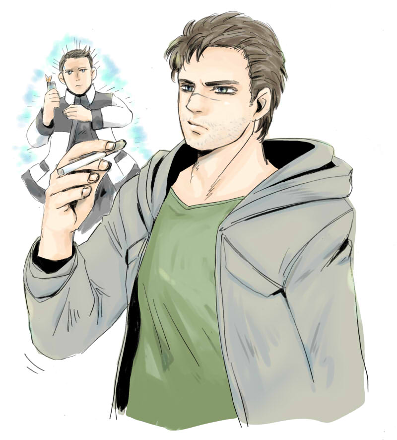 「あなただけの聖火ランナー #detroitbecomehuman #900gav」|掛川 港（鬼滅）のイラスト