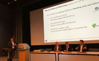 Makis Kouloumbis presented the ICONET project at the Physical Internet Workshop, organised by ALICE and project SENSE (Accelerating the Path Towards Physical Internet project  senseproject.eu in Munich on October 9th &amp; 10th 2018, hosted by MAN Truck and Bus Forum.