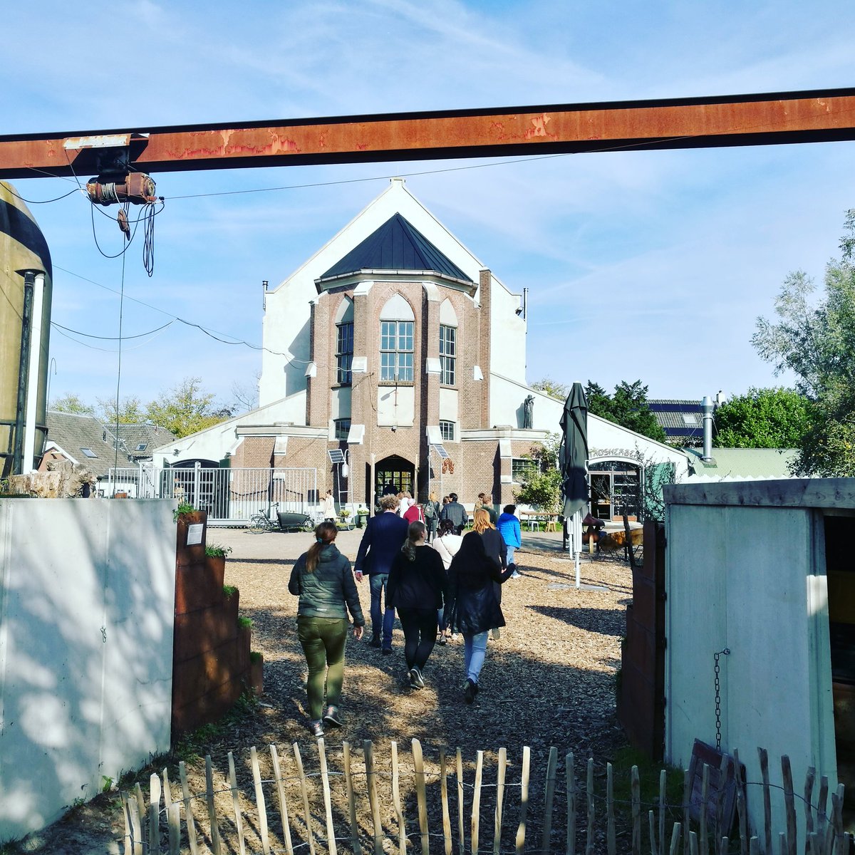 Studieochtend in en op een zeer inspirerende plek. Bedankt voor het ontvangst en tot snel! #metaalkathedraal