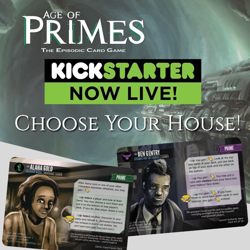 Choose Your House!  
#Wren
#Council
#Clarity
Discord:  discord.gg/pPe7pFc
Campaign: kickstarter.com/projects/ageof…
#Kickstarter #cardgame #tabletop #bgg