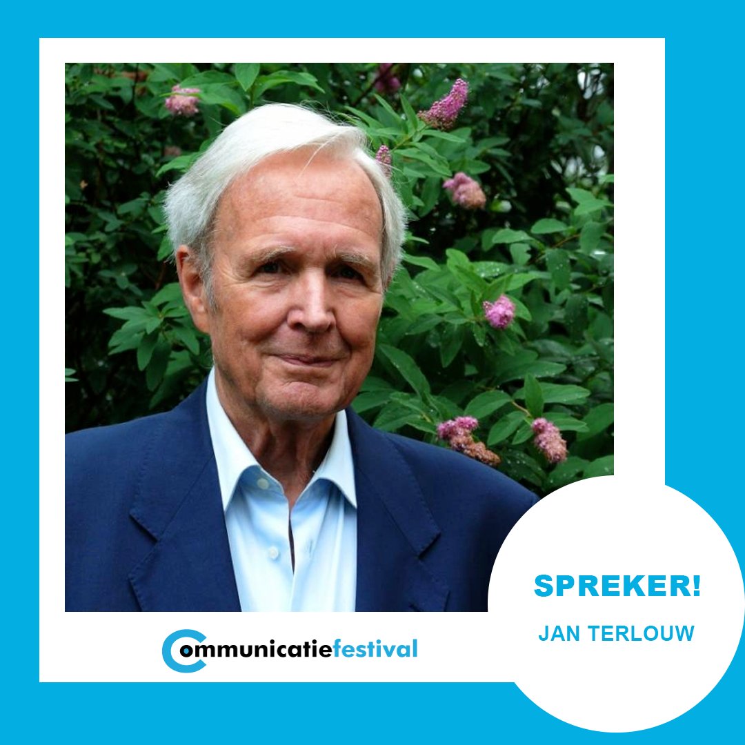 Tijdens het CommunicatieFestival op 15 november houdt oud-minister, kinderboekenschrijver en spreker Jan Terlouw een bevlogen verhaal over de sleutel van de toekomst: vertrouwen. Nieuwsgierig? Kaarten bestel je via ow.ly/63v330mii3u  #commfest2018 #whatsnews #communicatie