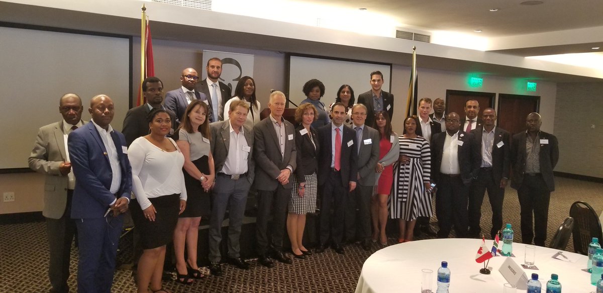 A very productive 2 days supporting the #TeamCanada mission to Africa.  <a href="/TCS_SDC/">Trade Commissioner Service</a>  in Johannesburg organized over 50 B2Bs and is helping Cdn companies explore new markets such as Southern Africa! <a href="/CanHCZA/">Canada in ZA, LS, MG, MU, NA</a> is focussed on #Tradediversification and achieving results for Cdn clients.