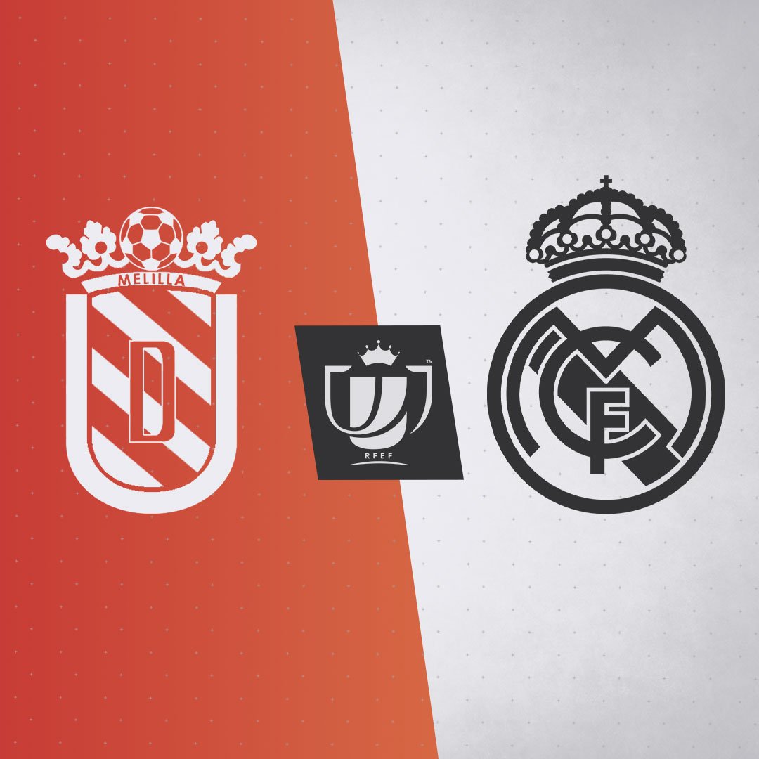 👑⚽🏆 ¡Nos enfrentaremos a la @UDMelilla en los dieciseisavos de final de la Copa del Rey! #RMCopa
