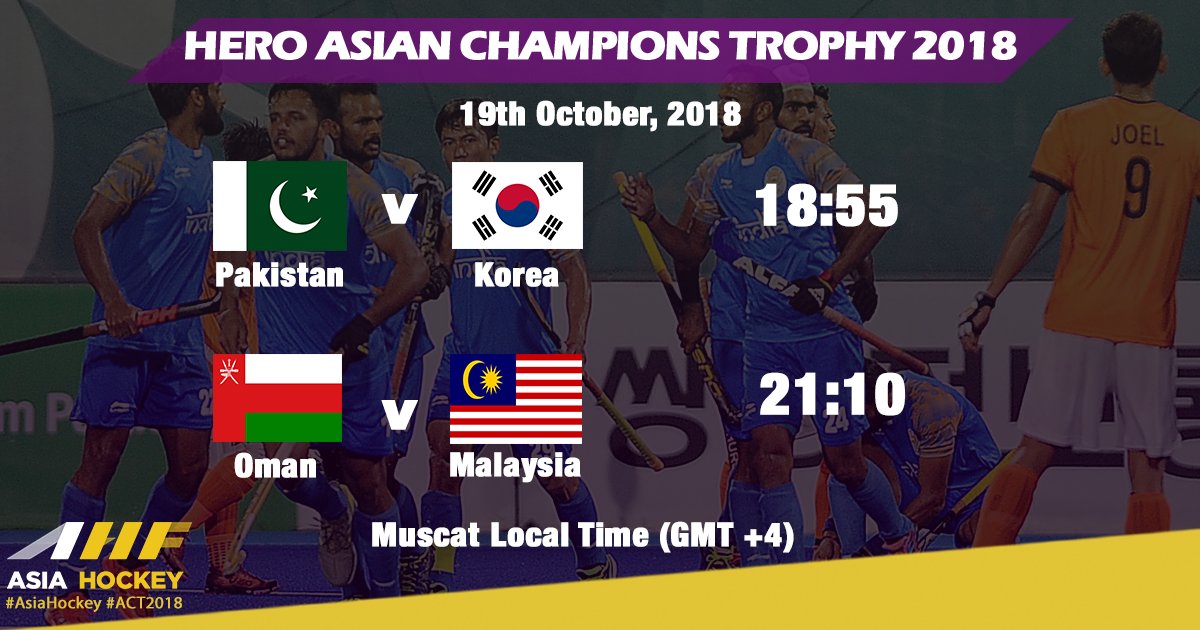 asia_hockey's tweet photo. We are all set for Day 2 at the Hero ACT 2018! 
#AsiaHockey #MensHockey #HeroACT2018 https://t.co/Q8H6hh94WZ