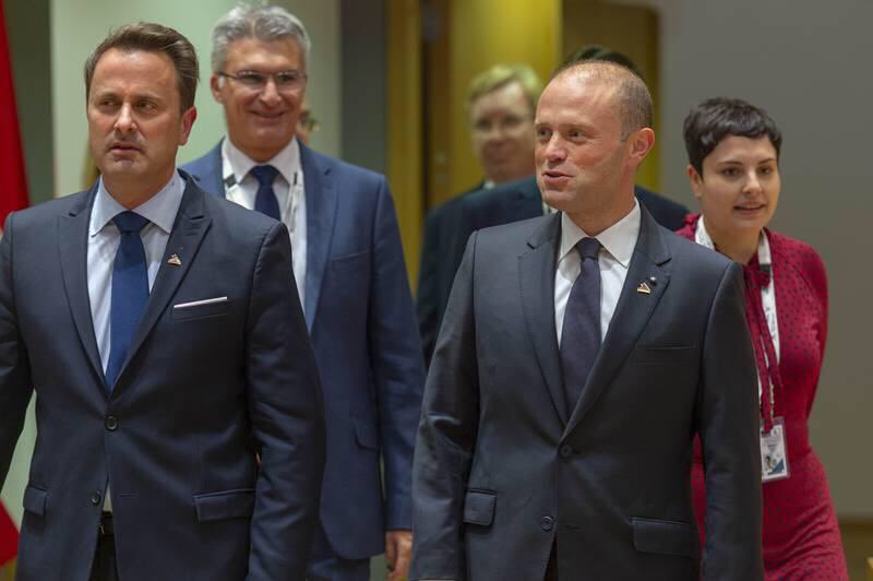 after two intensive days at #EUCO discussing #brexit #migrationEU #internalsecurity, #externalrelations & the future of the #EMU, 🇲🇹 PM @JosephMuscat_JM & EU HoSG meet Asian partners for #ASEM12 - a meeting of global partners for global challenges 🌍