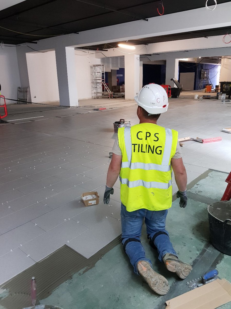 CPSTilingLtd's tweet photo. Work has commenced on the @Volkswagen Showroom and Workshop Battersea. This contract has over 2500m2 of tiling. @SolusCeramics @TrimlineGroup @MARTINcsltd https://t.co/Ws0TADSUAH
