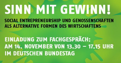 markuskurth66's tweet photo. Öffentliches Fachgespräch von @GrueneBundestag zur Solidarischen Ökonomie am 14.11. in Berlin. Hier geht es zum Programm und weiteren Infos: https://t.co/t8276NfzOc
@DJanecek #WeiberWirtschaft @SEND_ev @visibleRuhr @PT_Deutschland #InnovaEG https://t.co/G0k8FnX1Tt
