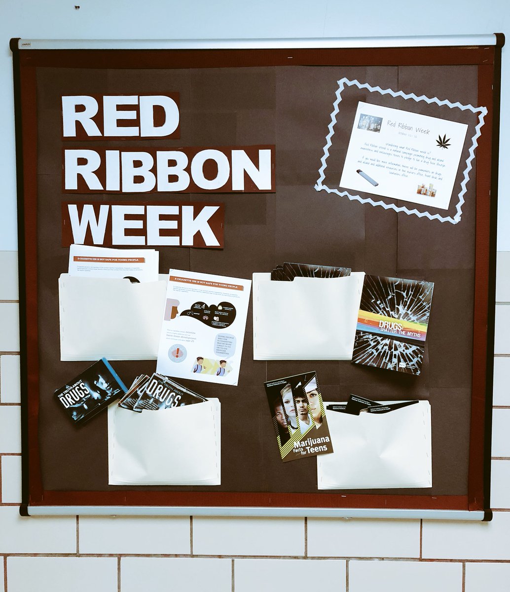 snnrago229's tweet photo. Preparation for #RedRibbonWeek underway @GreeceArcadia. Educating students about substance use and healthy lifestyles. @GreeceCentral https://t.co/0EYFoYFX1E