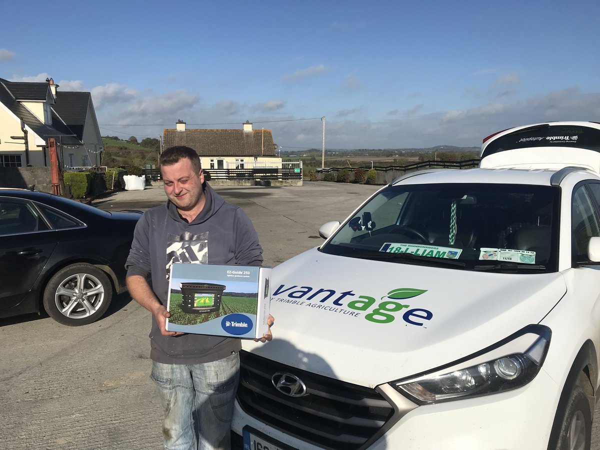 mick_mc_carthy's tweet photo. Congratulations to our @NPAIE #Ploughing18 competition winner Laurence from Carlow who won the @Trimble_Ag #EzGuide250
There’s a tidy Leyland 272 in the shed for it.
#PrecisionWithPurpose https://t.co/LOc1GvHqVU