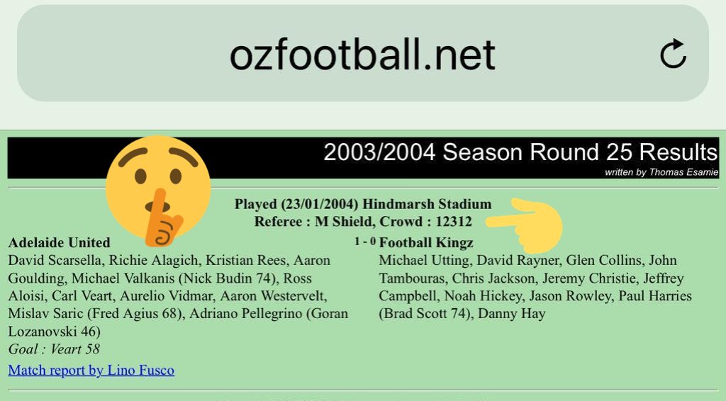 smfcmike's tweet photo. 14Y ago in R25 of the #NSL, @AdelaideUnited drew 12,312 against the now defunct (&amp; essentially pathetic) Football Kingz. Tonight in R1 of “the most exciting event series to date” against ‘#BlingFC’ they drew 10,018! The TOURNAMENT is 💀 &amp; at 6-8x the cost no? 🤔 #ADLvSYD #aleague https://t.co/YLMZcitVjo