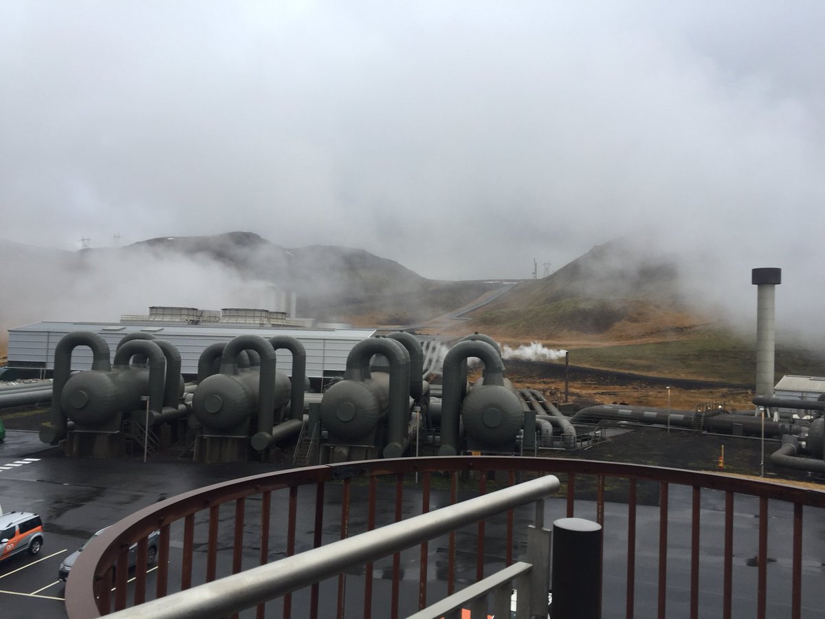 RougemontSchool's tweet image. Good morning from the Hellisheidi geothermal power station! The physicists loved it. #GeographyRocks