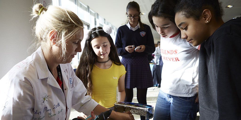 AIGemea's tweet photo. Thrilled to welcome local students yesterday at our #g4gAIG Design Hackathon! The girls had great ideas for future inventions that could improve their lives – at home, at school &amp; in their community. 

#AnythingIsPossible @green4girls @southbankcentre https://t.co/cD5KMTr9DZ