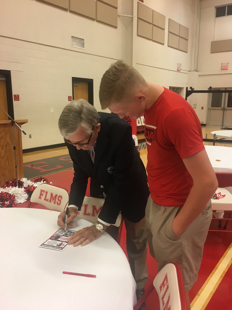 Great job <a href="/FLMSBraves/">FLMS Braves</a> for have a fantastic athlete dinner last night, we had lots of great comments about the athletes!